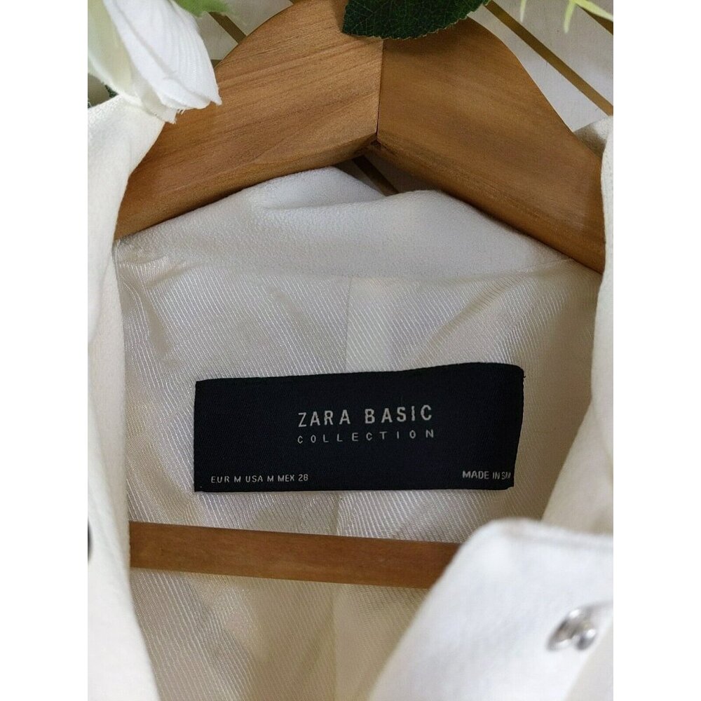 Zara Basic Collection Women's Snap Button Flare S… - image 5